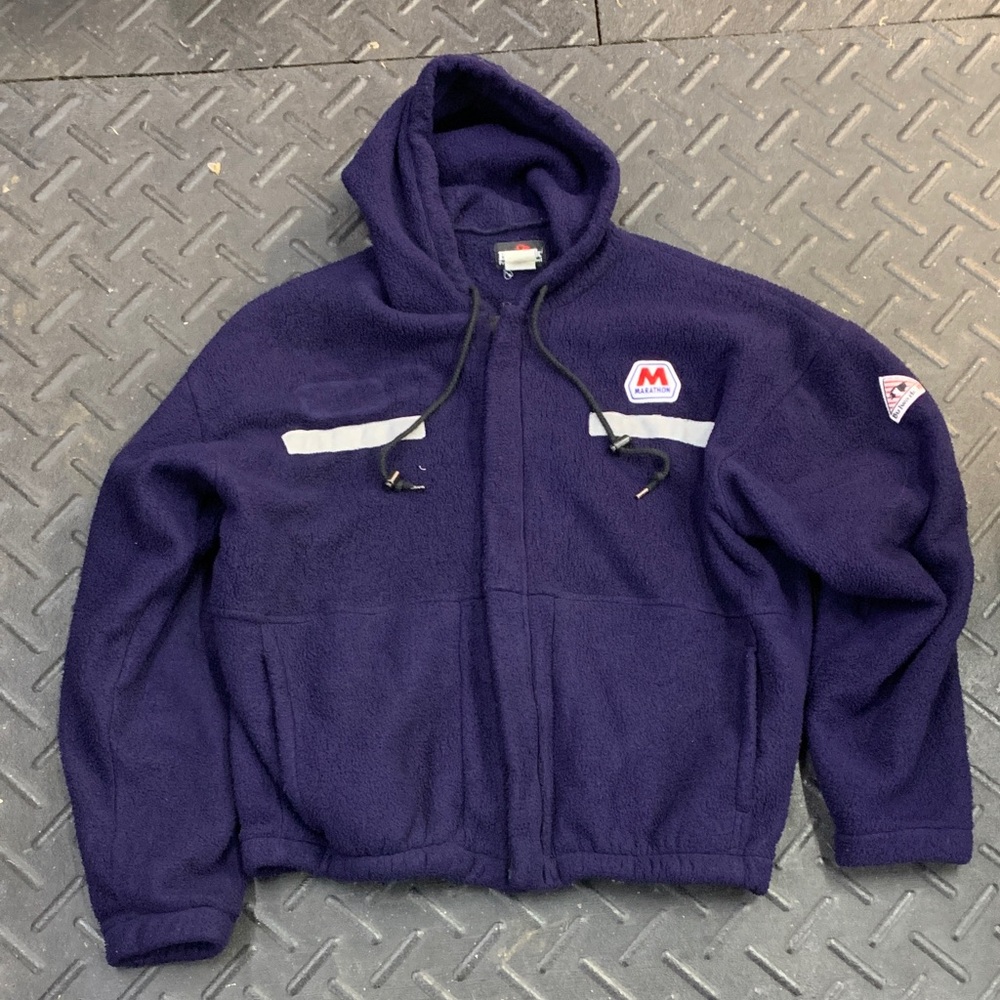 Men's Blue Bulwark Nomex Fleece Jacket XL